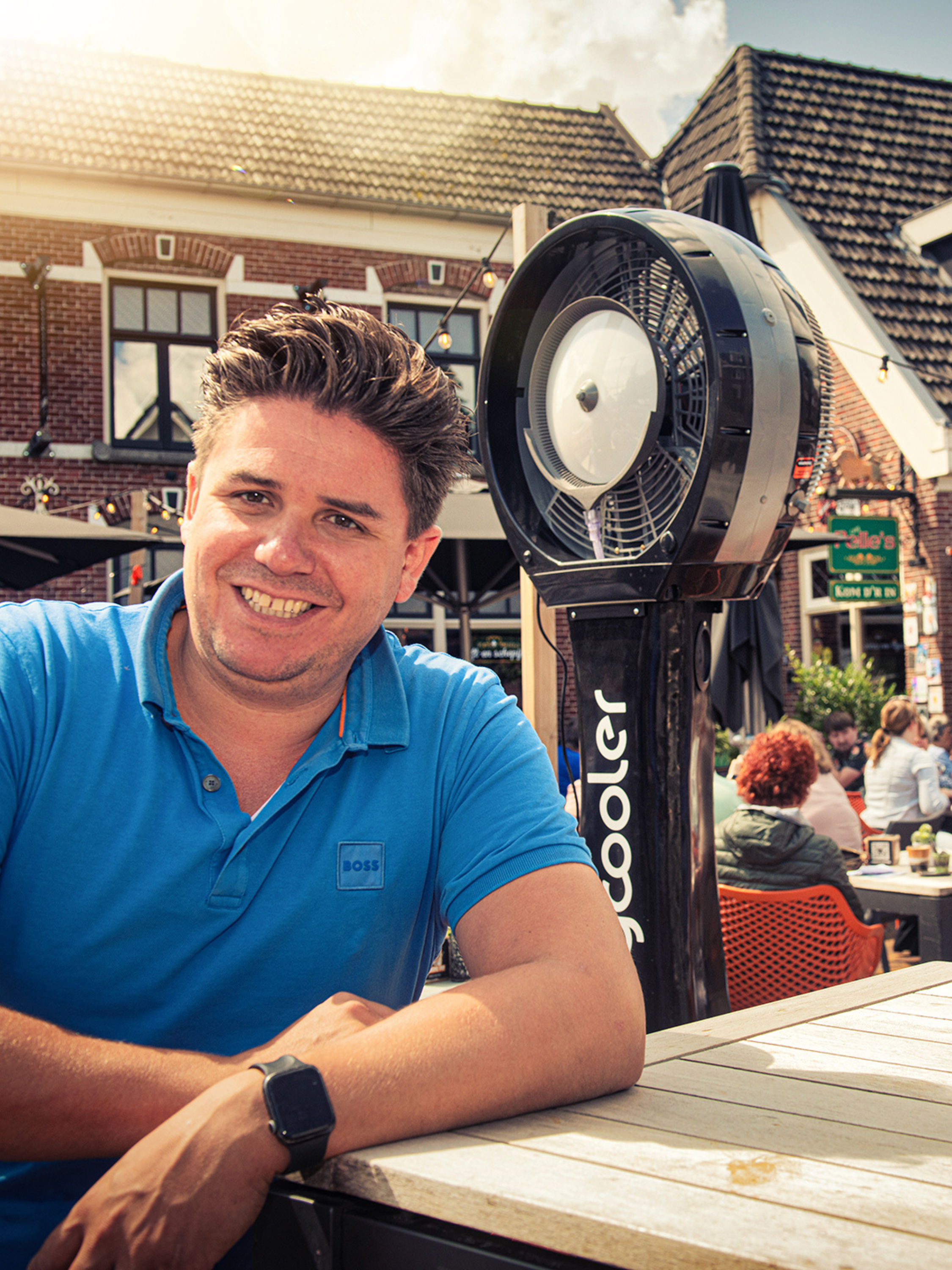 Winnaar Terras Top 100 neemt Skycooler in ontvangst